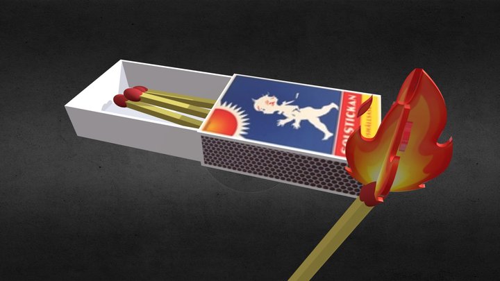 Tändstickor 3D Model