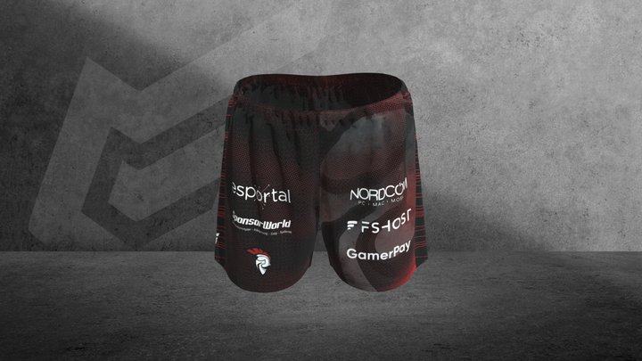 XI ESPORT - Shorts 3D Model