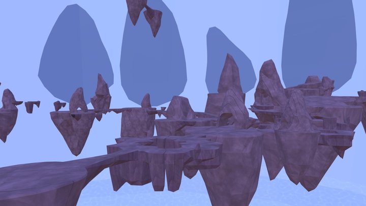 Lyoko Mountain Sector 3D Model