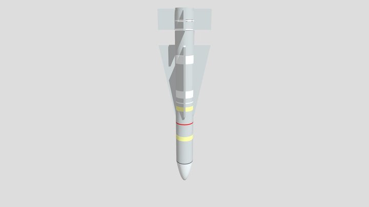AIM-54 Phoenix Missile 3D Model