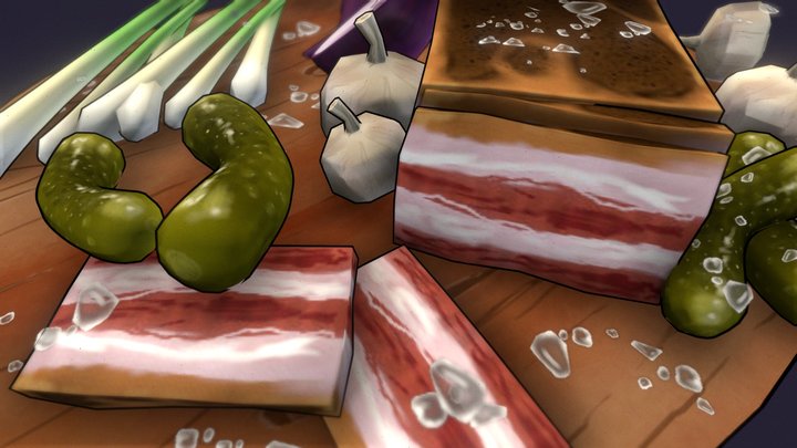 Vodka Platter Choice 3D Model