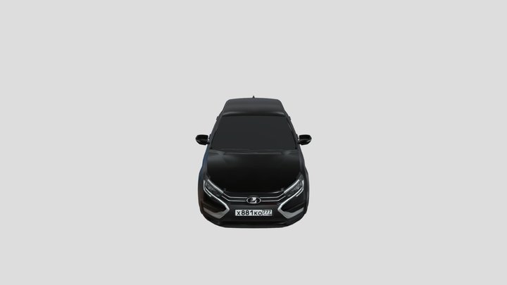 2025 LADA Aura 3D Model