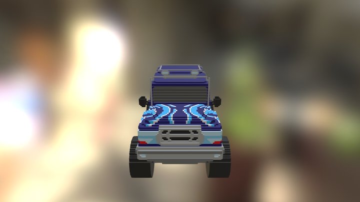 Monster Truck 03 3D Model