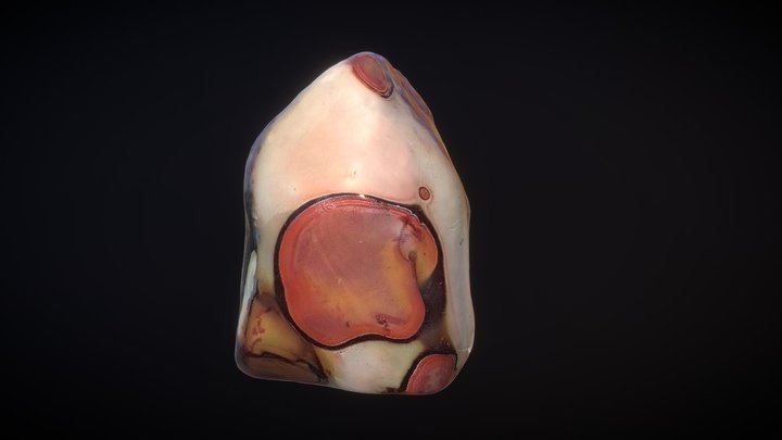Madagascar Polychrome Agate 3D Model