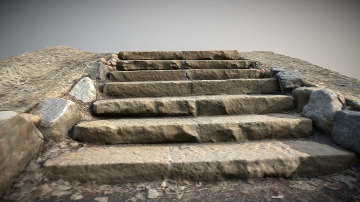 Stairs Trail 3D Model