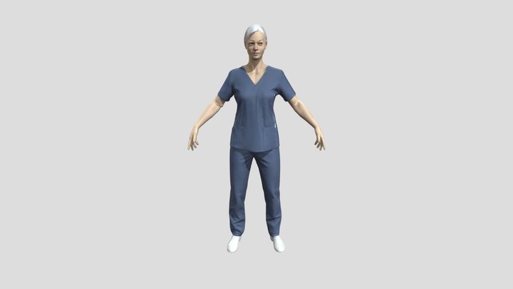 Medical Staff Avatar 3D Model