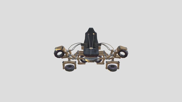 Mountable Drone 3D Model