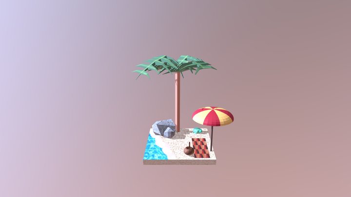 Beach - wip5 3D Model