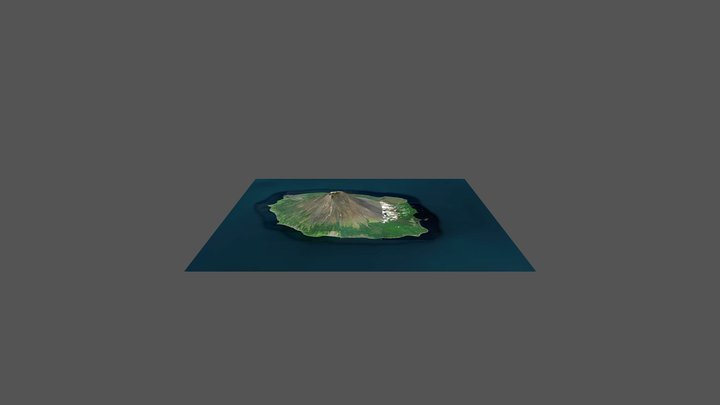 Isla Atlasov 3D Model