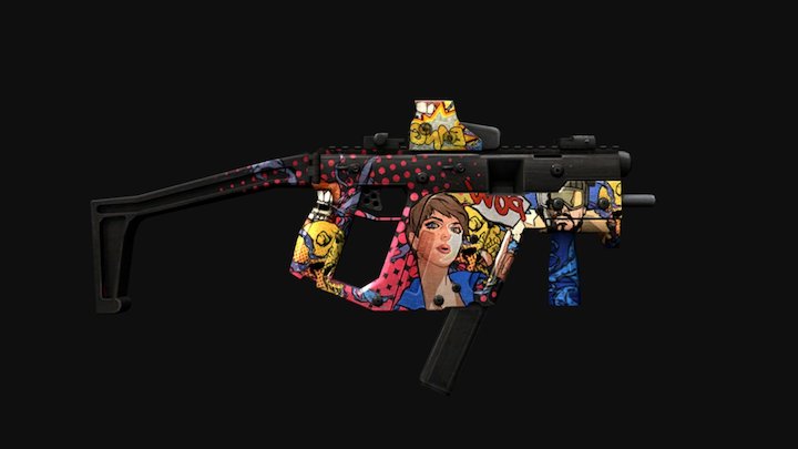 Kriss Comic 3D Model