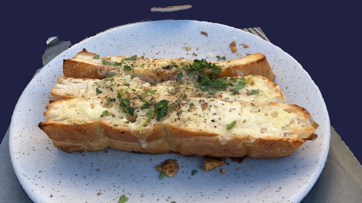 Garlic Bread Photoscan 3D Model