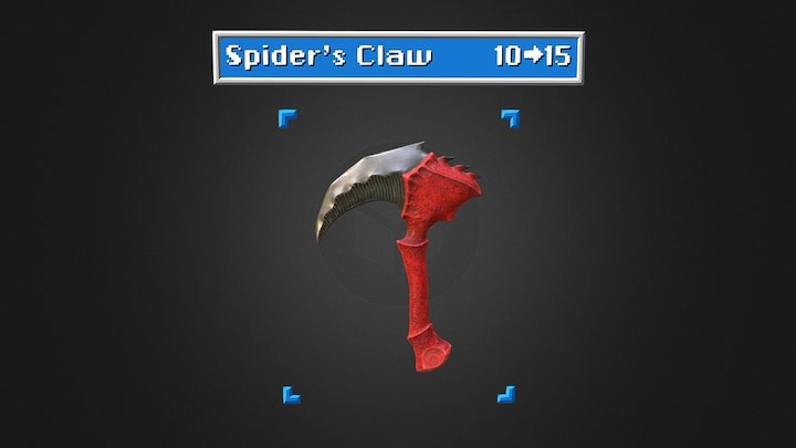 Secret of Evermore - Spider's Claw 3D Model