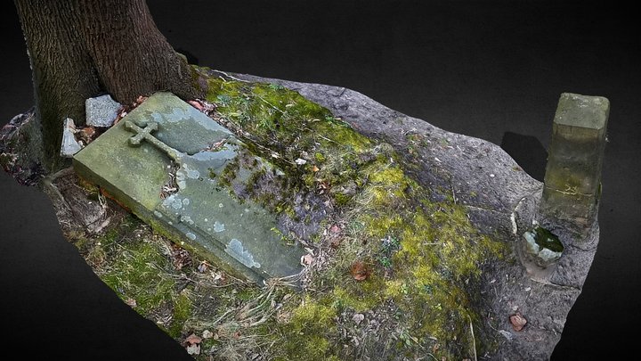 old cemetary abandoned grave photogrammetry 3D Model