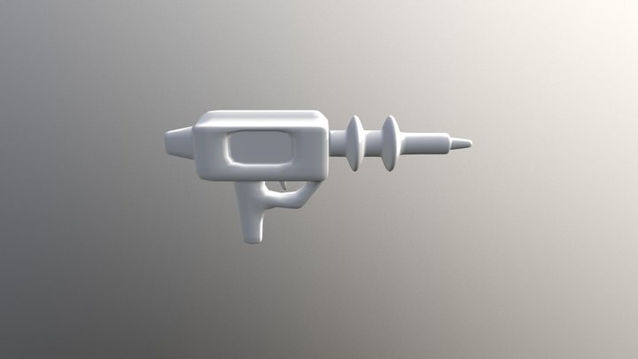 Laser Gun 3D Model