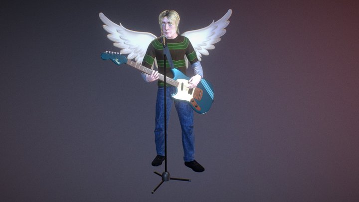 KURT_COBAIN-SANTINO_DUEK 3D Model