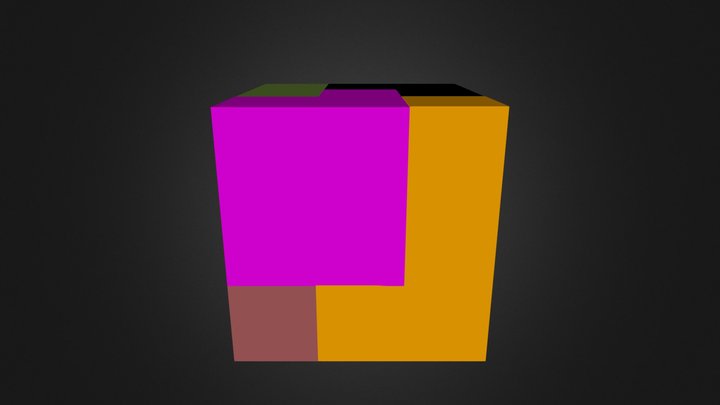 Whole Cube Assembly 3D Model