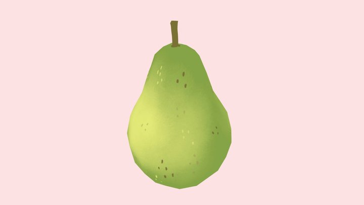 Lowpoly Pear