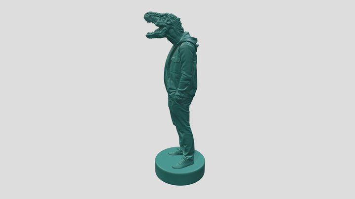 Lizard Man 3D Model
