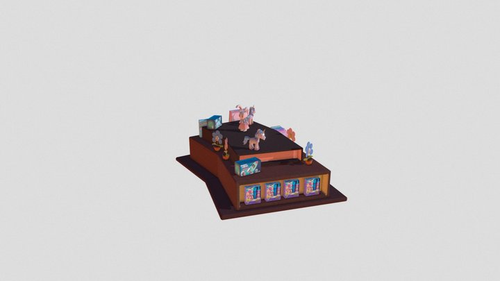Middle Display 3D Model