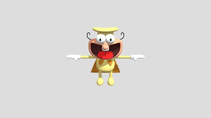 The Noise Animated (pizza tower) 3D Model