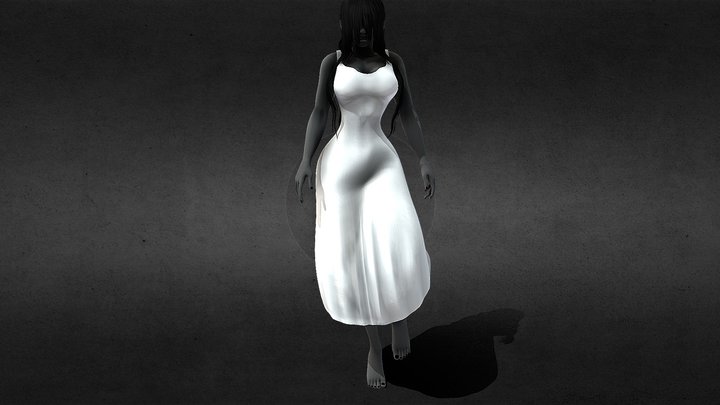 Ghost Lady 3D Model