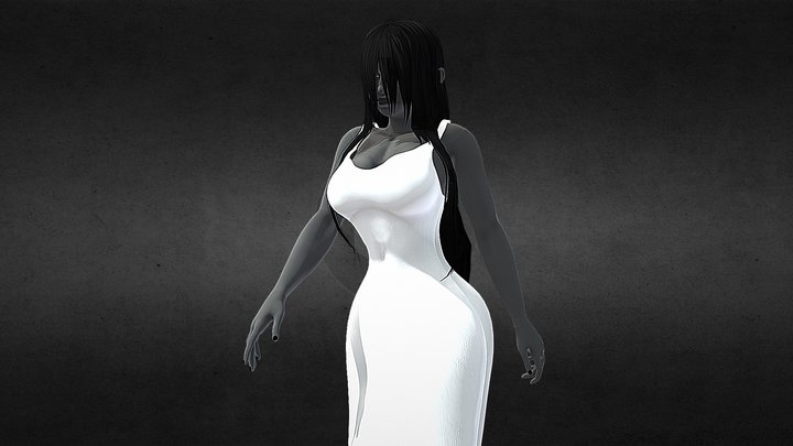 Ghost Lady (Sadako Style) 3D Model