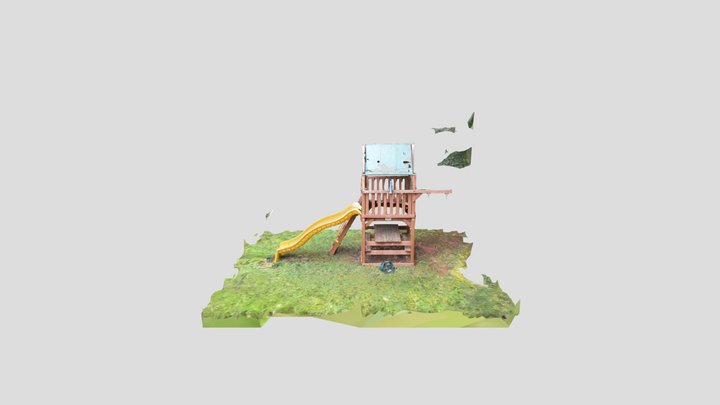 Large Swing Set 3D Model