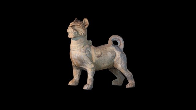 Terracotta Dog 3D Model