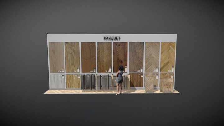 Parquet AB + 8ml 3D Model
