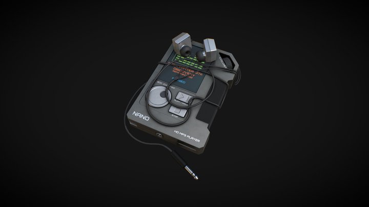 MP3 PLAYER - CONCEPT TEST 3D Model