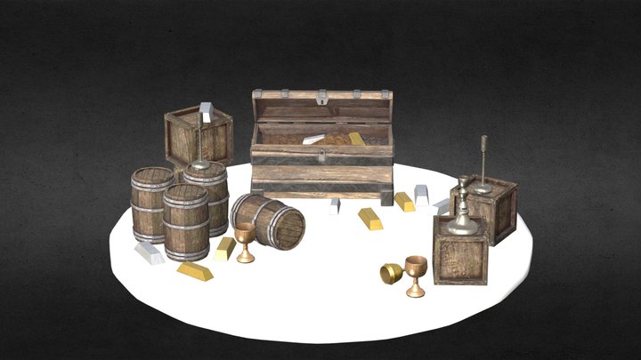 230 Props 3D Model