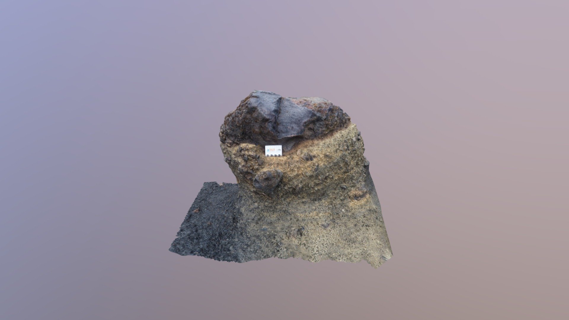 Erosion différentielle mini cheminée de basalte