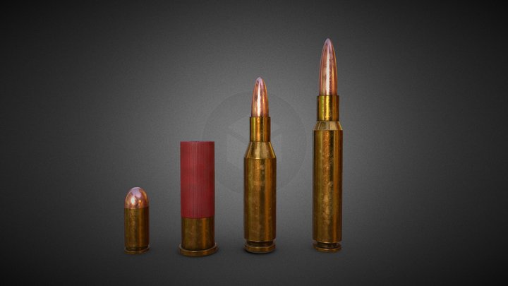 Bullet Pack 3D Model
