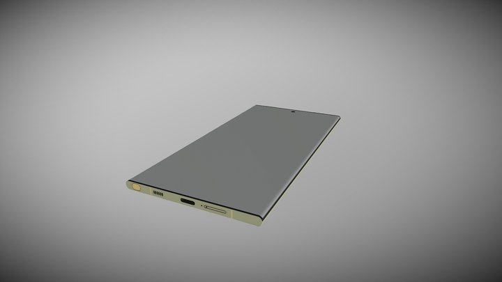 Samsung S24 Ultra LowPoly 3D Model