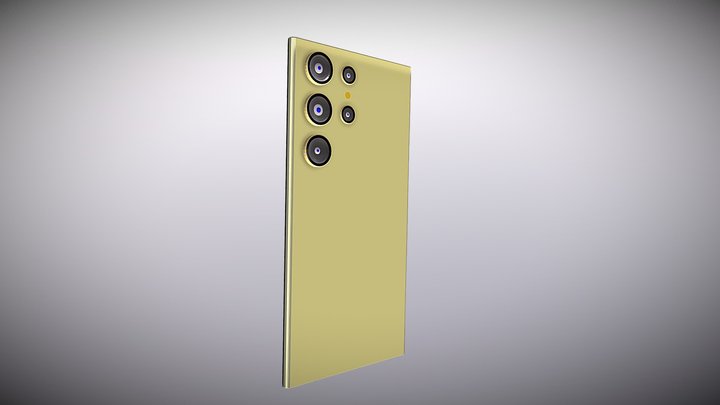 Samsung S24 Ultra LowPoly 3D Model