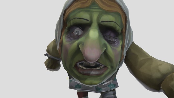 Witch Cry | Witch 3D Model