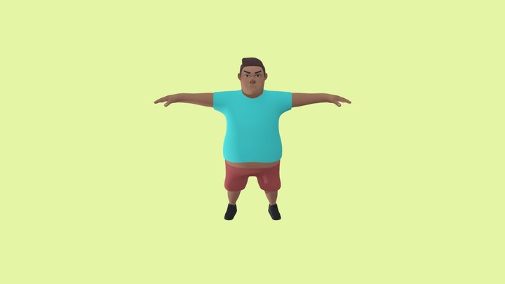 Fat boy 3D Model