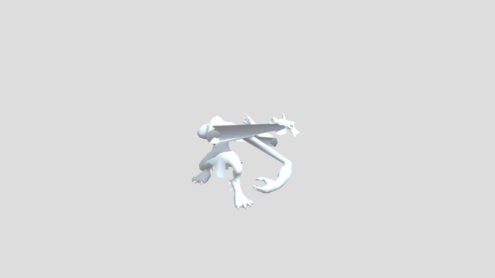 Werewolf H Anims 3D Model