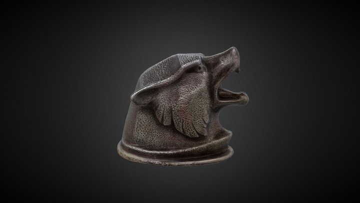 Wolf head asset 3D Model