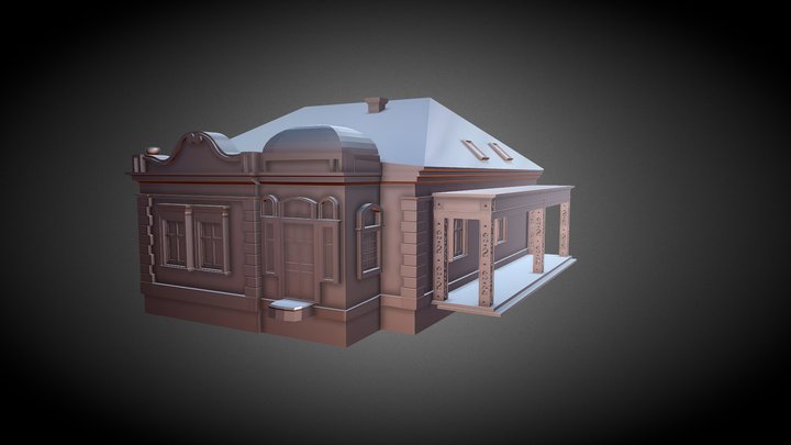 The Bakery in historical building 3D Model