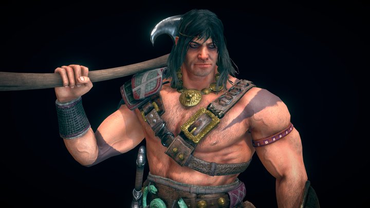 Conan The Cimmerian 3D Model