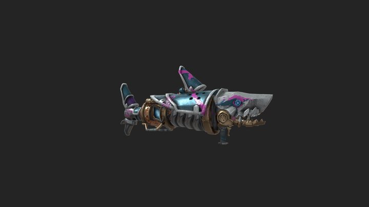 Arcane: Jinx's Fishbones 3D Model