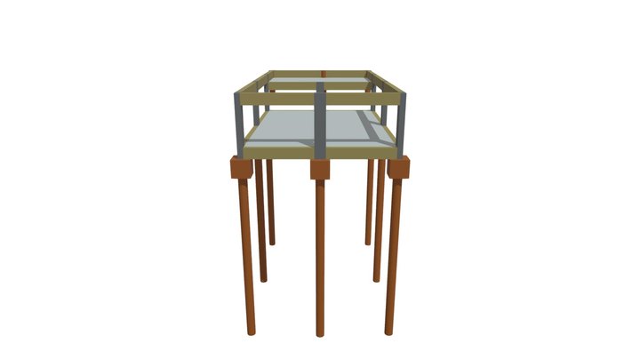 Projeto Estrutural Piscina - Gislene 3D Model
