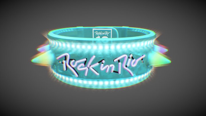 Rock in Rio 2022 Wristbands - Sep.10th 3D Model