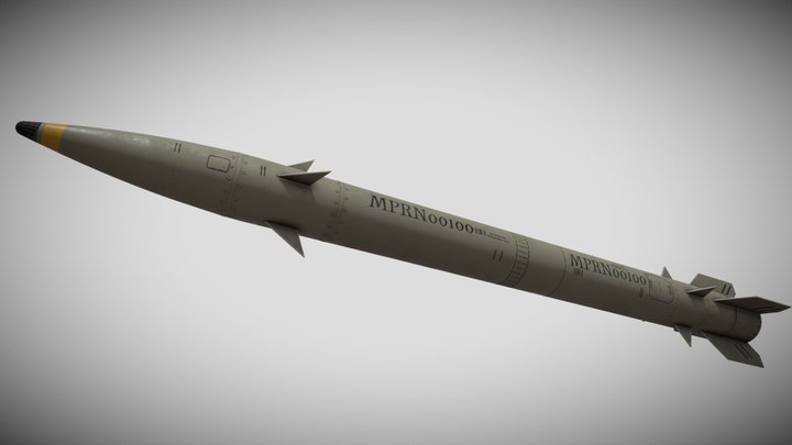 Missile FATEH 110 – Gratis 3D-model STL