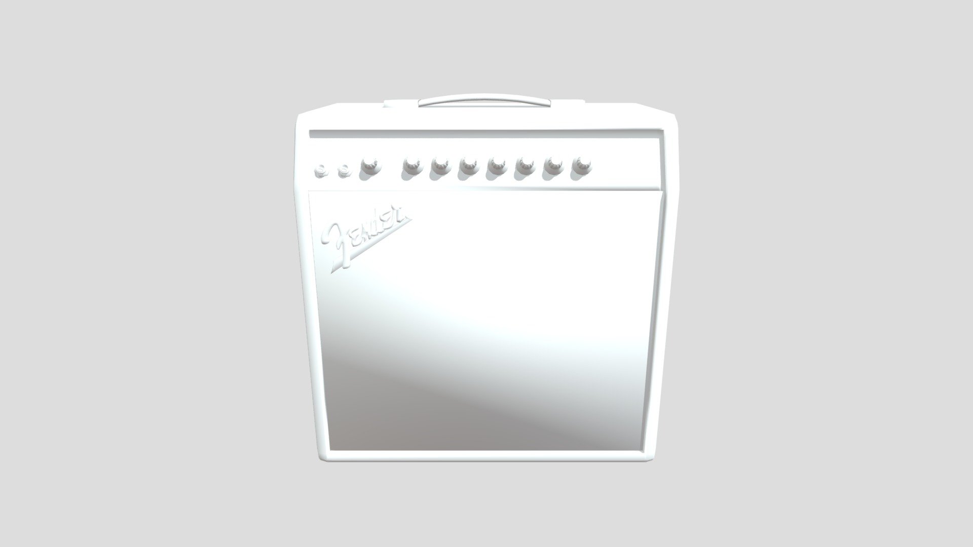 W11 Low Poly Fender Amp Export