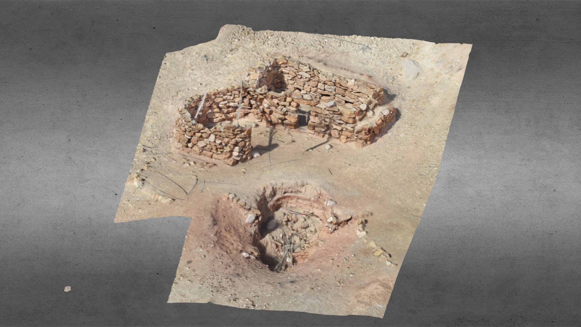 Kiln 2 and Worksop 3, Wadi Haqil - 3D model by Fabien Lesguer (@abefin ...