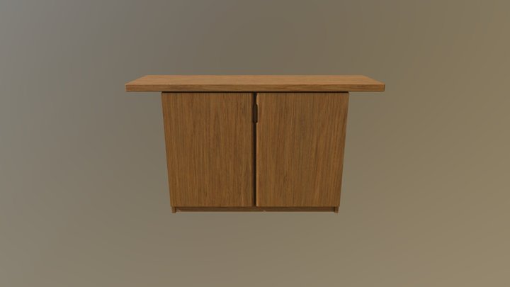 Teak Cabinet 3D Model