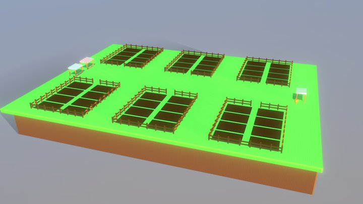 Grow A Garden Map 3D Model