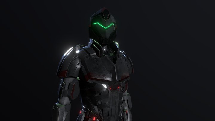 Mass Effect Armor 3D Model